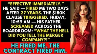 CEO’s Son Fired Me 2 Day Before My $180K Bonus — The $420M Merger Collapsed Right After
