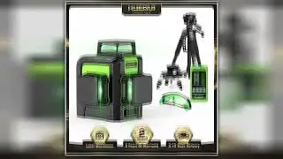 Huepar 903CG Set 12 3D Cross Lines Laser Level Osram Green Laser Beam SelfLeveling 360 Vertical Hor