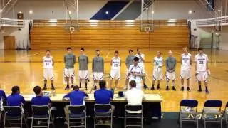 Steve Harrison Devotional at Moody versus Grace Bible Basketball game on February 18, 2012