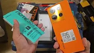 Продается: Infinix Note 30 5G, цвет &laquo;Закатное золото&raquo;, 8+8 ГБ ОЗУ, 256 ГБ памяти. Распаковка.