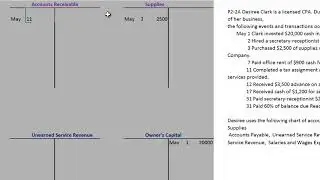 Casharka 2aad Practice of double entry T account   chapter 2   Financial Acc1
