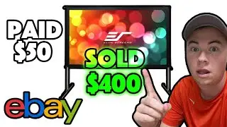 FLIPPING $200 INTO $1200 PROFIT FROM ONLINE AUCTION | Full-Time EBay Reseller Flipper Sourcing Tips