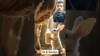 rabbit saves a little child and searches for hisM.r biedas😇🐰 #shorts#animation #ai #cartoon#music
