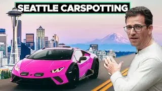 CARSPOTTING! Filippo Explores Big Tech Parking Garages and Downtown Seattle!