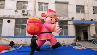 Digital Inflatables Cartoon God Characters Mascot for Advertising Decorations