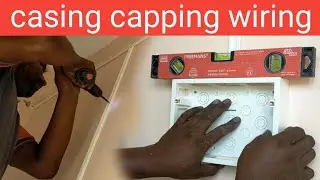 Casing and capping wiring kaise kare || Casing Clamping wiring || SD electric || casing
