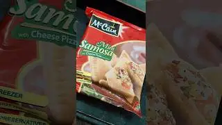 Mcain Mini Samosa cheese pizza flavour 😍❤️✨| Tanya's Kitchen 🍽️