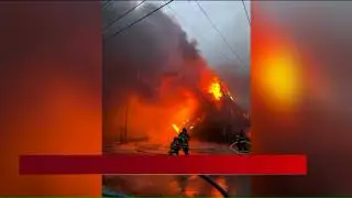 Beachfront homes go up in flames in Old Saybrook, CT
