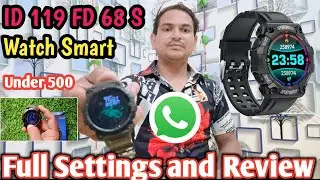 ID 119 Smartwatch Under 500,FD 68 S Smart watch under 500,ID 119 Feature FD 68 S Feature,ID 119watch