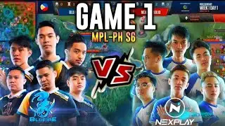 NEXPLAY SOLID VS BLU FIRE ( GAME 1 ) MPL-PH S6 REGULAR SEASON WEEK 1 DAY1 - MLBB