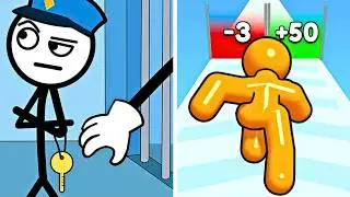 🚨 Thief Puzzle VS Tall Man Run &mdash; Hard Levels Challenge Walkthrough Gameplay on Android & iOS