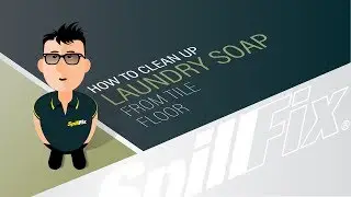 How to Clean Up Laundry Soap Spill from Tile Floor - FAST and EASY!