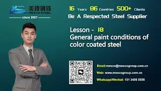 18.General Paint Conditions of Color Coated Steel in China