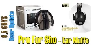 Pro For Sho Shooting Ear Protection &ndash; Premium Noise-Canceling Ear Muffs