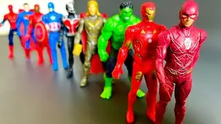 Marvel's Spider-Man Series Unboxing,Spider-Man action dolls, Glowing Spider-Man electric toy gun