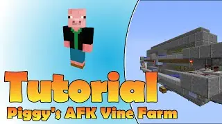 Minecraft - Awesome AFK Vine Farm For Minecraft 1.8 to 1.12! PC, Playstation, Xbox, WiiU