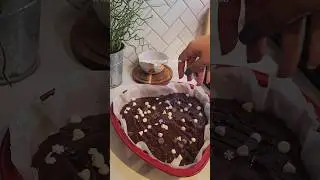 winter x valentines brownies #salma_ana #baking
