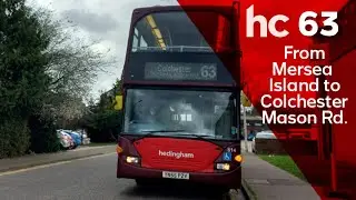FRV - Hedingham and Chambers Route 63 from West Mersea to Colchester | 814, YN55 PZV