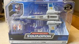 Star Wars Micro Galaxy Squadron Series 9 Vault Rare New Republic X-Wing Книга Бобы Фетта #0199