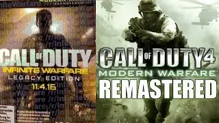 Call Of Duty Infinite Warfare Leaked & COD 4 Remastered COD 2016 (Black Ops 3 Gameplay)