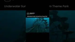 Sunken Theme Park Carousel Beneath the Sea 🌊✨ | Relaxing AI Video