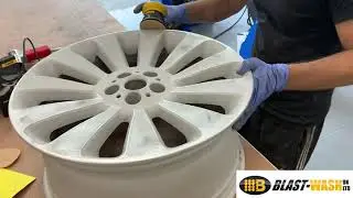 Blast Wash NEW alloy wheel Centre at Treadforce North East