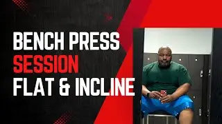 Flat + Incline Bench Press Session #benchpress #inclinepress #chestday #fattofit  #gymgrind