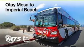 On ROUTE 227, Imperial Beach to Iris Av Trolley Station, SDMTS.