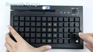 KB-60 Programmable Keyboard POS Number Magnetic Card Reader Multi-Layer Key Support