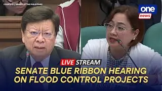 LIVE | Senate Blue Ribbon hearing on flood control project anomalies (September 1, 2025)