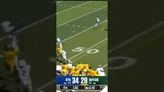 BYU Game Saving Interception vs Baylor