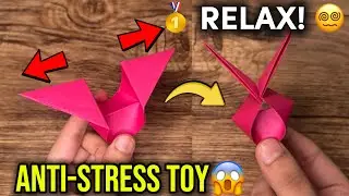 This Paper Toy Instantly Relaxes Your Brain 😵&zwj;💫 | This Simple Paper Toy Melts Stress in Seconds 🧠✨