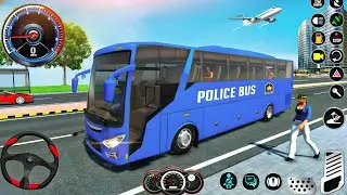 Police Prisoner Bus Transport Simulator 3D - US Police Bus Service Driver Android Gameplay
