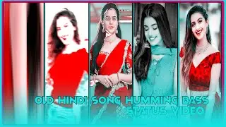 Old Hindi Dj Humming Bass Status Editing || Dj song Video Editing | Alight Motion Video Editing🥶 XML