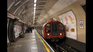 London Underground Central line trains at Lancaster Gate 31/3/24