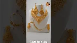 #2025 Bridal Gold Necklace All in one jewellery set ❤️| #mashaallah #viralshort #22k #goldjewellery