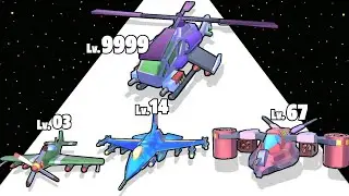 Airplane Evolution Race 3D - Level Up Aeroplane Max Level Gameplay