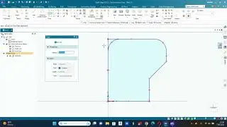 Solid Edge 2023 Eğitim Videoları -Sketch Komutları-4-Fillet Ve Chamfer