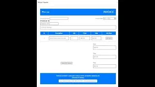Dynamic Invoice Google App Script crud, Invoice web app