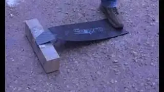Pinne in carbonio-carbon blades -SEAPRO-crash test 2