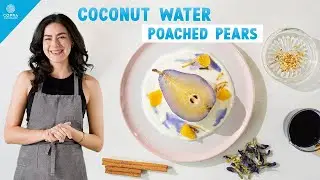 Fall Recipes: Coconut Water Poached Pears 🍐 #TasteTheDifference