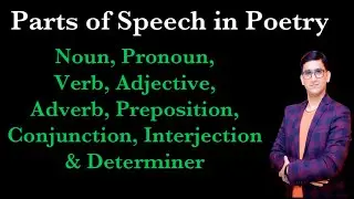 Basic Grammar in Poetry #PartsOfSpeech Poem