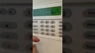 DSC low battery trouble (panel /contact )