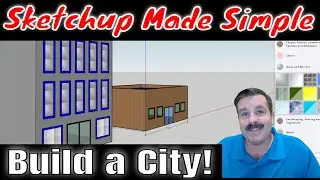View my mouse & Create a City in Sketchup! Sketchup Made Simple