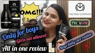 The man company scrub facewash moisturizer & vitamin c serum review all in one review honest video