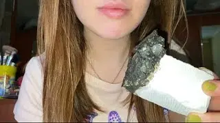 CRUNCH OF CHALK IN PASTA  | МЕЛ | CHALK | ГЛИНА | CLAY | ASMR CHALK | @Lerkin Crunch