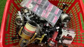Video 908: Daiwa Japanese Reel, Size 16,000 - Lot of Japanese Alloy Reels, Sizes from 1000 - 16,0...