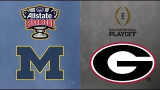 2046 INM CFP Sugar Bowl Michigan vs Georgia