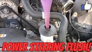 2003 Lincoln Towncar Power Steering Flush!