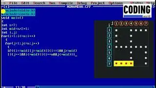 C program to print SWASTIKA symbol